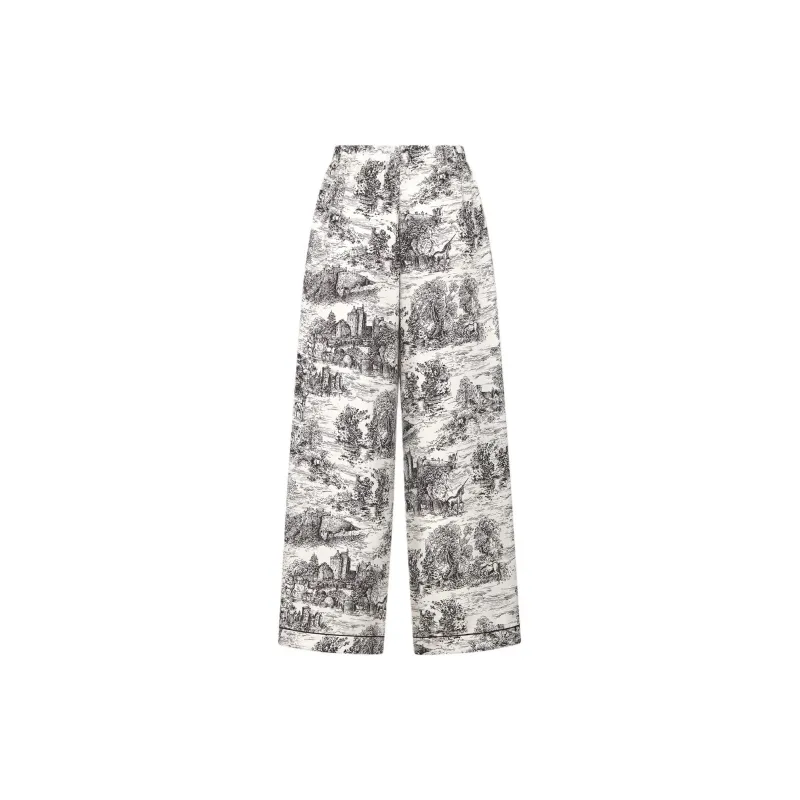 DIOR Casual Pants Women's Black-1