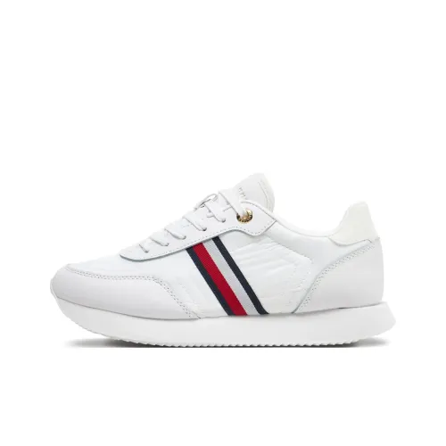 Tommy Hilfiger Essential Slip Resistant Low Top Casual Shoes Women's White Red Blue