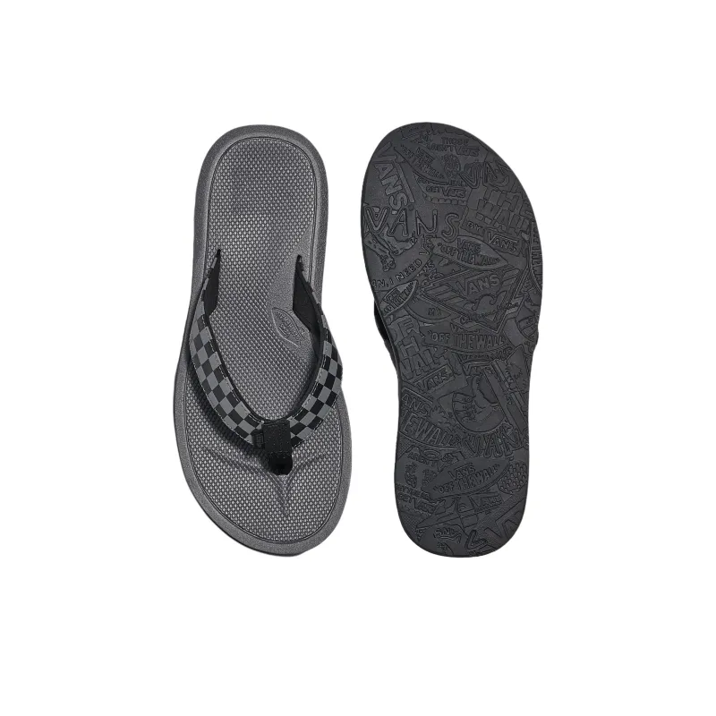 Vans Abrasion Resistant Slip Resistant Flip Flops Men's Gray Black-3