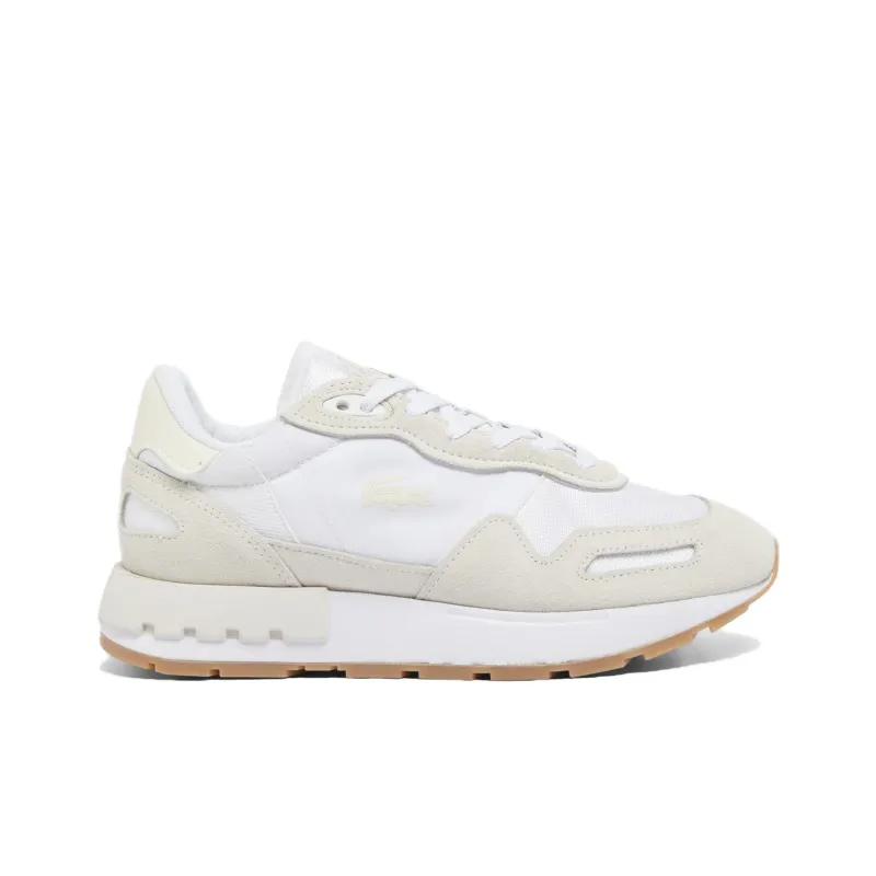 LACOSTE Partner 70S Slip Resistant Low Top Casual Shoes Women's White Beige-1