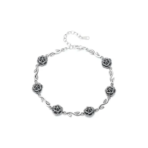 Heart Grass S925 Silver Bracelets Women's