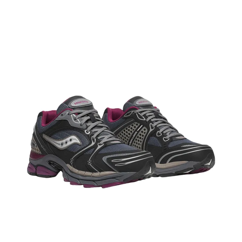 Saucony ProGrid Triumph 4 Anti-Slip Wear-Resistant Low-Top Casual Running Shoes Unisex Gray-2