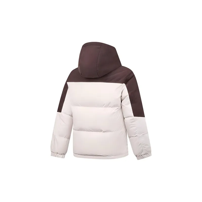 QIAODAN Sports Life Collection Down Jacket Men's Lunar Rock/Van Dyke Brown-1