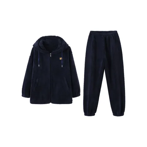 MADALLO Pajama Set Women's Navy Blue