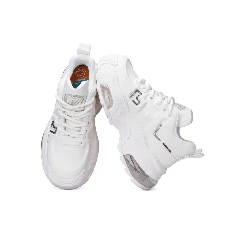 U7 Chunky Sneakers Men Mid Top White-1