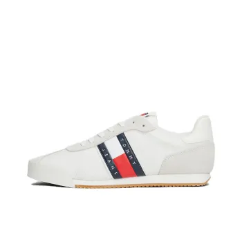 Tommy Hilfiger Trainers Low Top Casual Shoes Women's White Blue Red