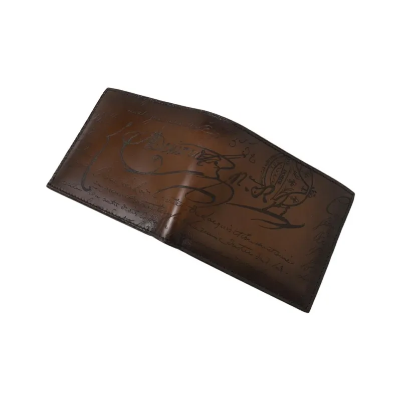 BERLUTI Leather Wallet Men's Brown-3