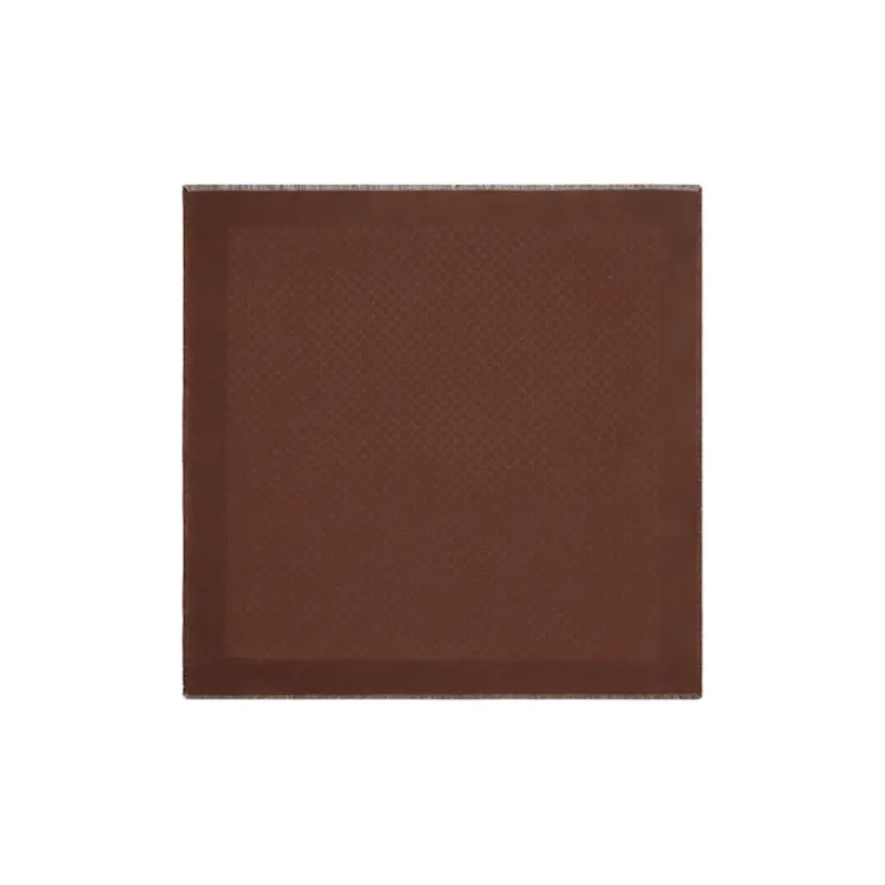 GUCCI Silk, Silk Shawls Women's Brown-1