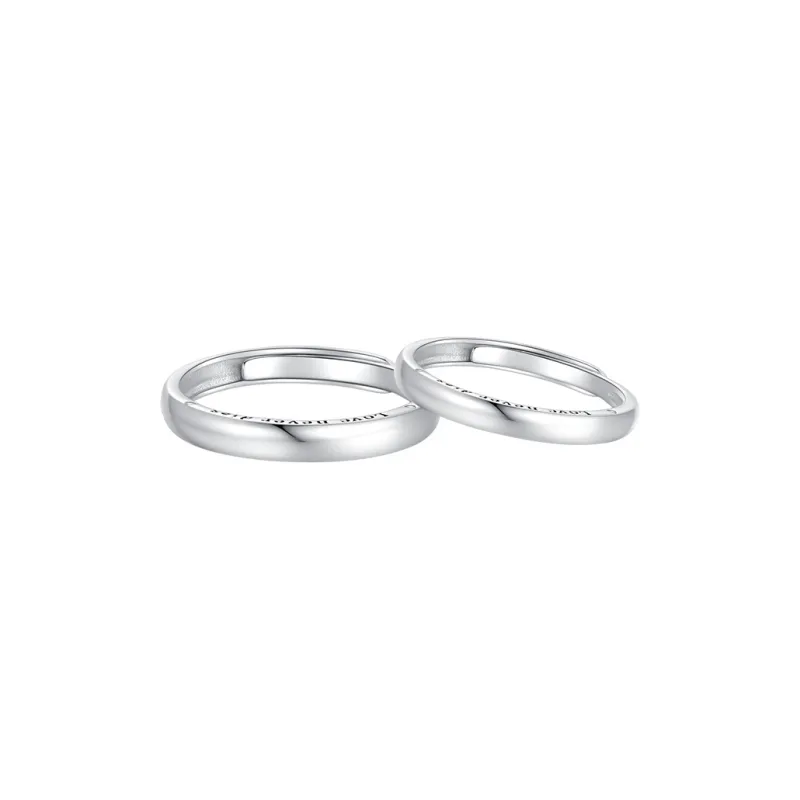 CHOW TAI SENG S925 Silver Rings Unisex-2