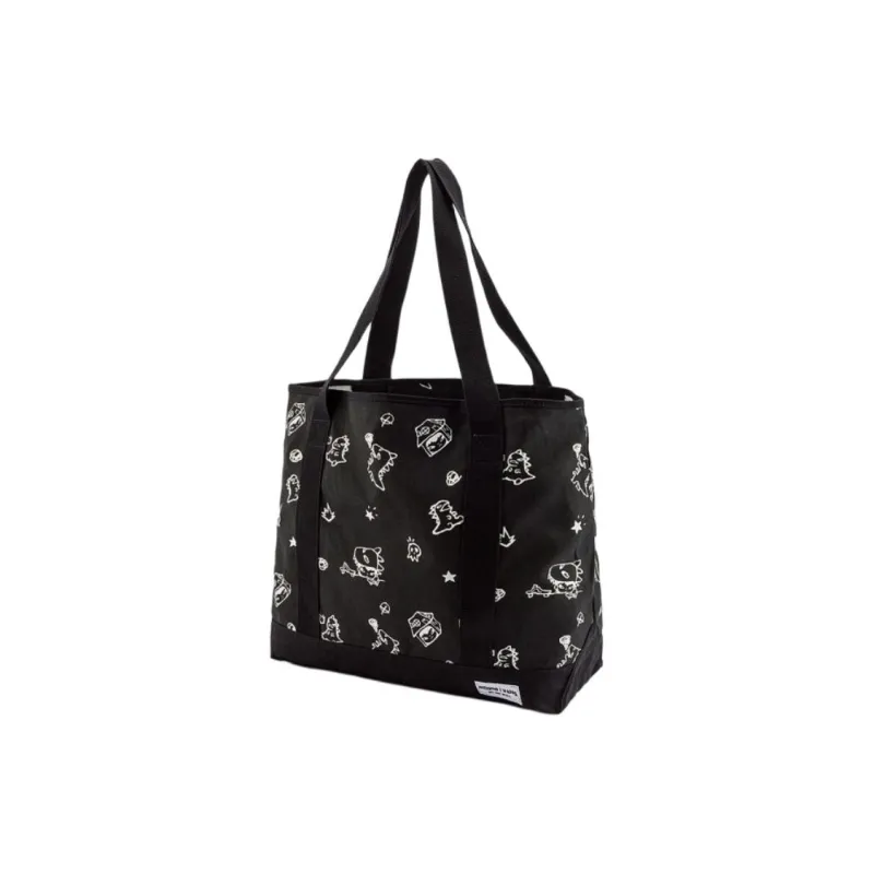 Vans Polyester Tote Bag Shopping Bag Handbag Unisex Black-1