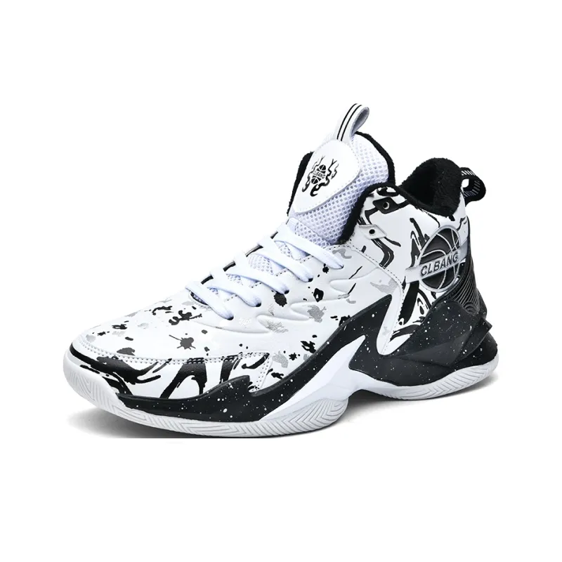 MUSNODO Thermal Coverage Rebound Abrasion Resistant High Top Basketball Shoes Unisex-19