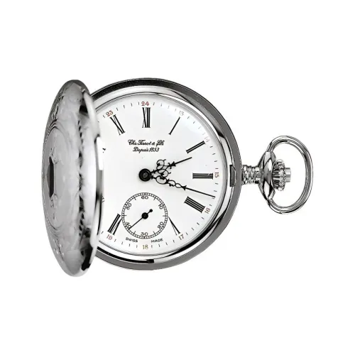 TISSOT Mechanical Movement Manual Mechanical Movement Pocket Watches Unisex White