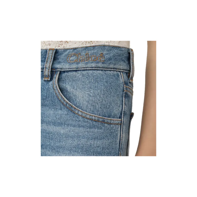 Chloé Mid waisted Bootcut Jeans-4