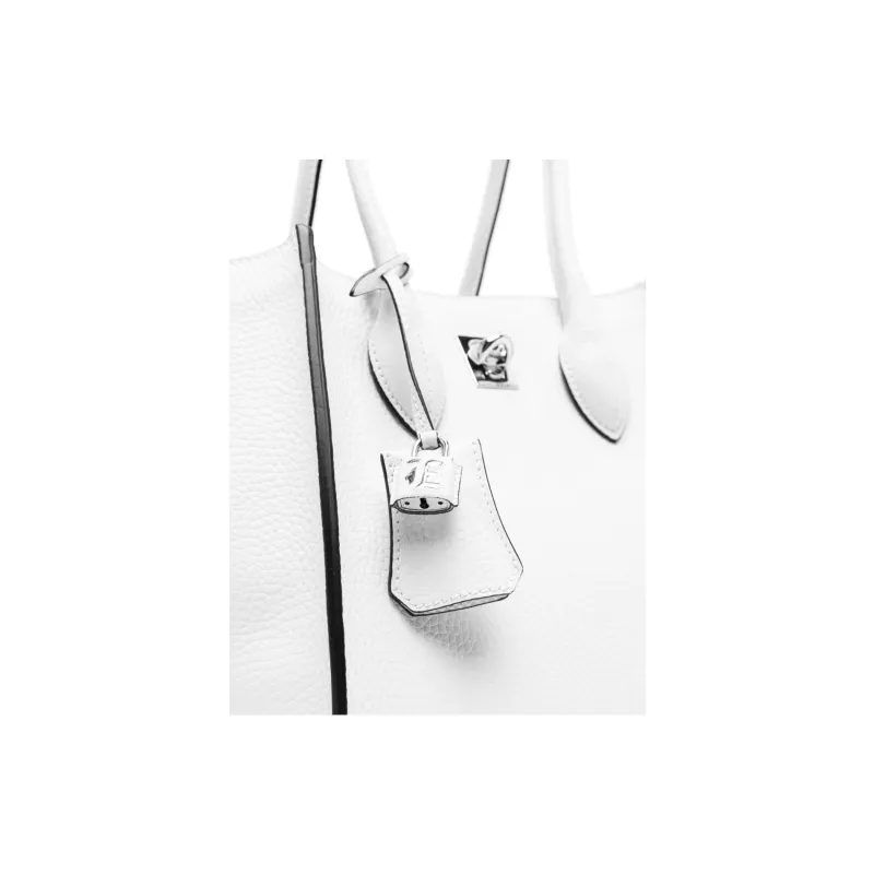 ERMANNO SCERVINO Calfskin Handbag Women's Bone White-2