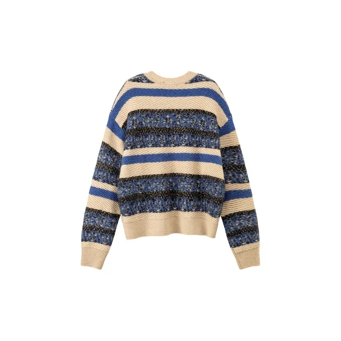 NO ONE ELSE Knitwear Unisex Blue Stripes-1