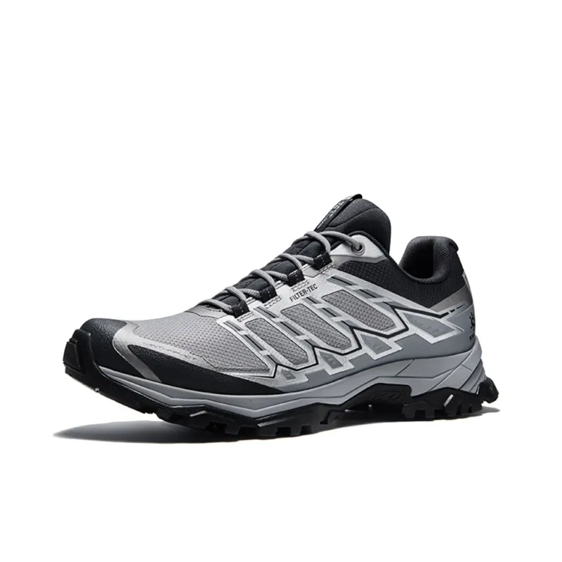 KAILAS Anti Slip And Wear Resistant Water Resistant Low Top Hiking Trekking Shoes Men's Metallic Silver Gray-1