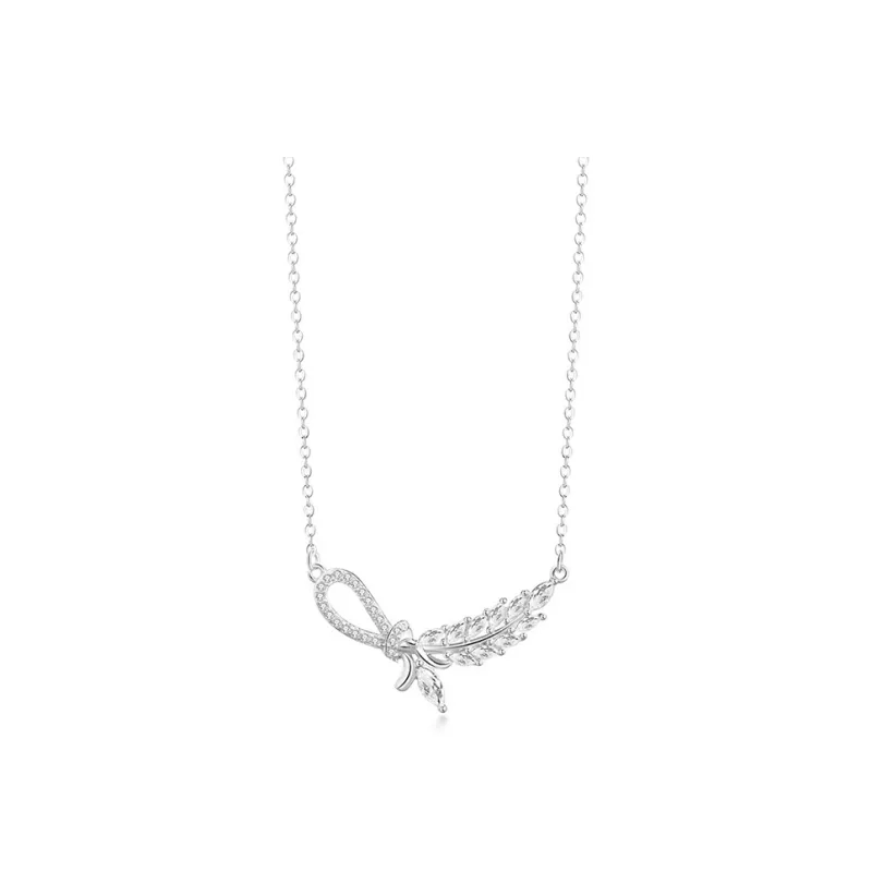 YUOFFICIAL S925 Silver Adjustable Elegance Minimalist Style Luxe Everyday Versatile Advanced Design Necklaces Women's-0