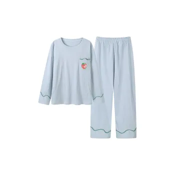 Follow The United States Pajama Set Women's Light Blue