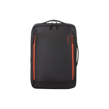 SAMSONITE Polyester Backpack Unisex Black & Red