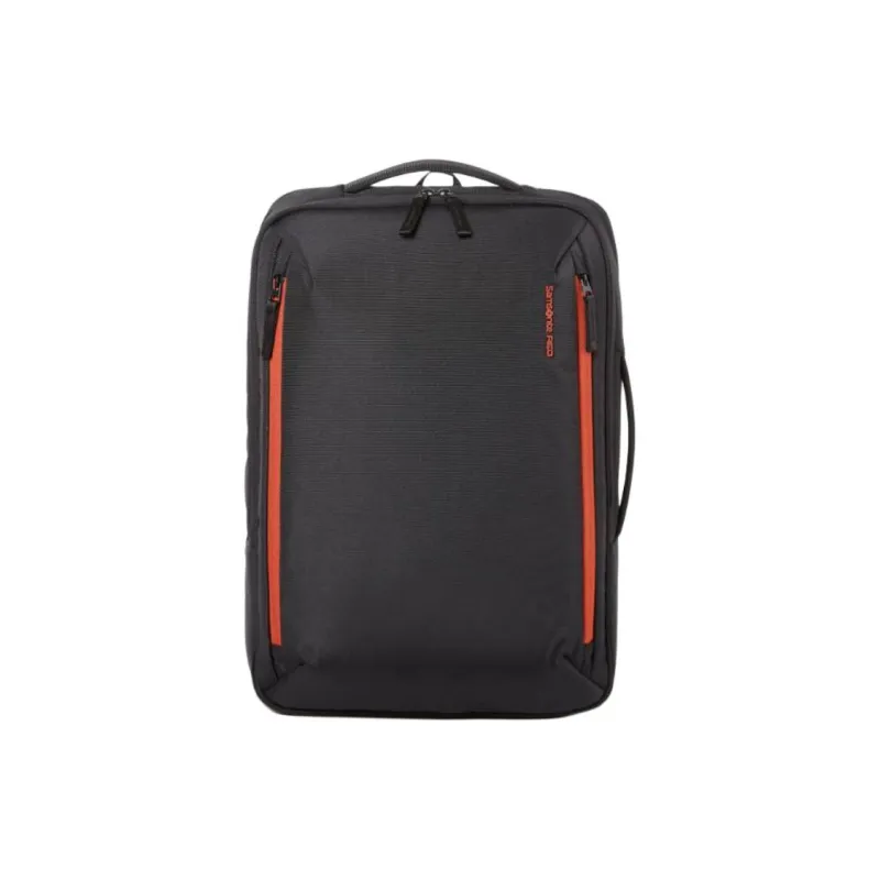 SAMSONITE Polyester Backpack Unisex Black & Red-0