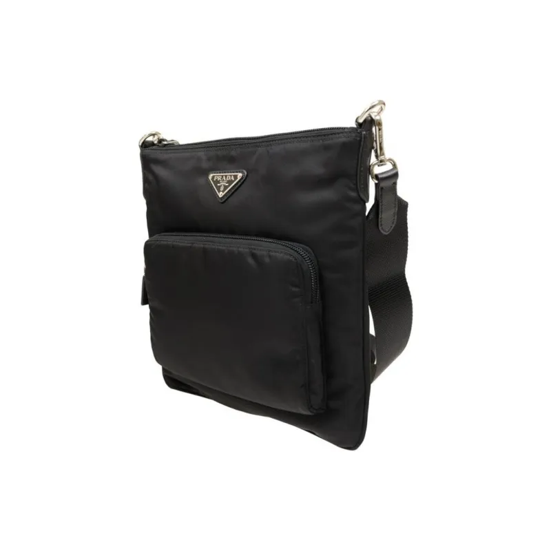 PRADA Nylon Crossbody Bag, Shoulder Bag Women's Black-1