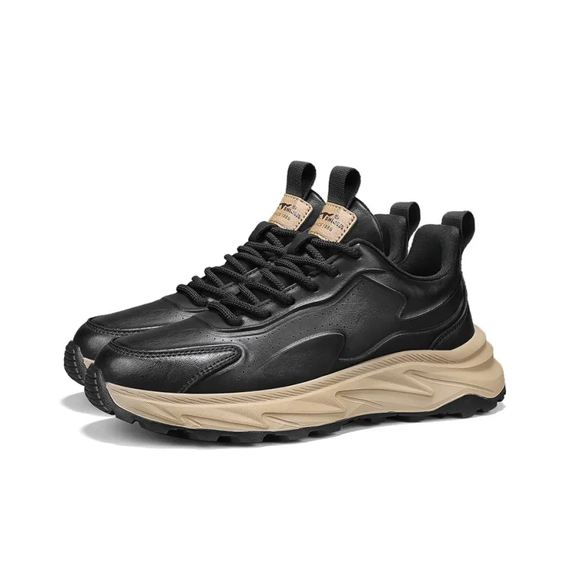G.N.SHIJIA Height Increasing Wear-Resistant Lightweight Water-Resistant Slip-Resistant Low-Top Casual Shoes Men's-3