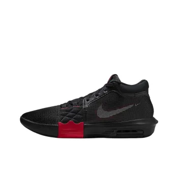 Nike Witness 8 Anti Slip Wear Resistant Mid Top Basketball Shoes Men's Black Red