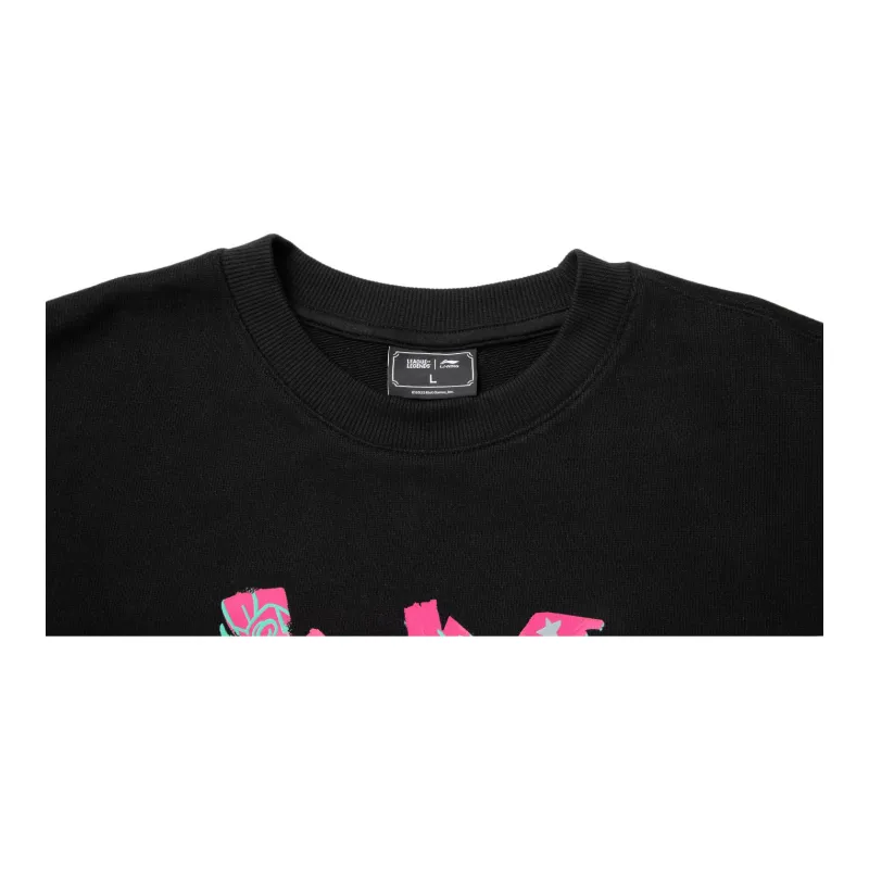 LiNing x LEAGUE OF LEGENDS Sports Life Collection Sweatshirt Unisex Black-2