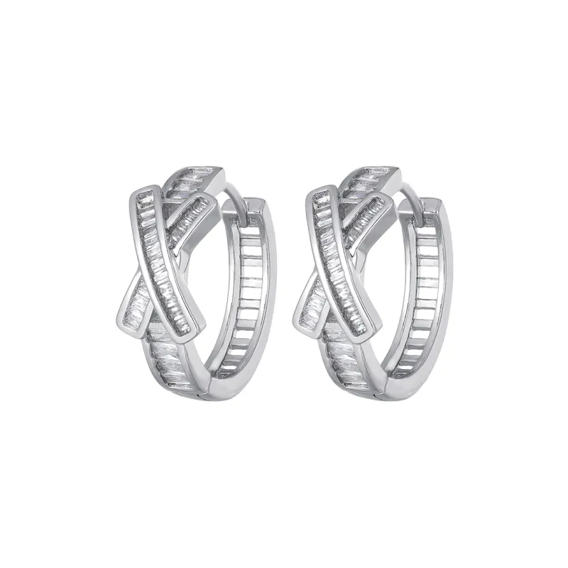 MISS XIA JWY S925 Silver Stud Earrings Unisex-0