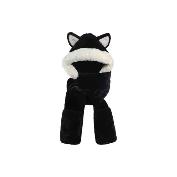 Yalu Polyester Hoods & Plush Hats Unisex Gift Box Set