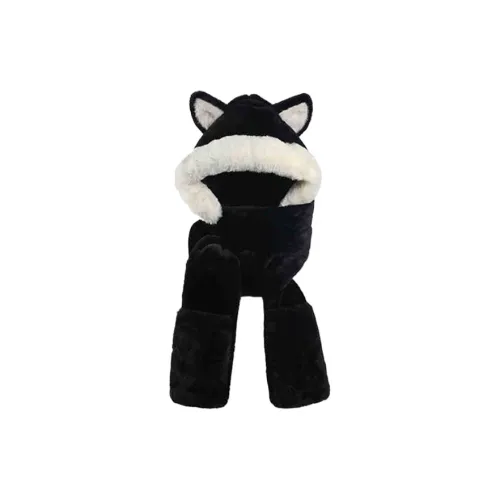 Yalu Polyester Hoods & Plush Hats Unisex Gift Box Set