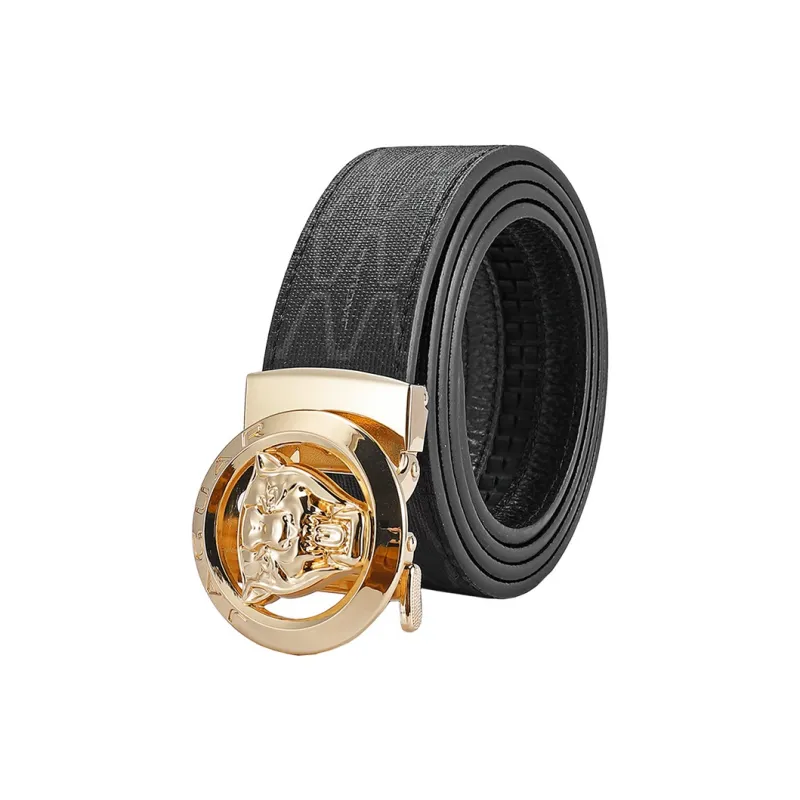 JAGUAR PVC Cow Leather Belts Men's 3.5cm-1