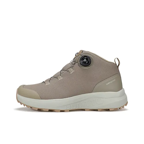 HUMTTO Cushioning Anti Slip Wear Resistant Coverage Support Rebound High Top Casual Shoes Men's Wind Sand Yellow