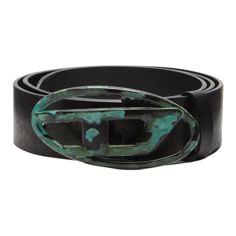 DIESEL Logo plaque Belt-0