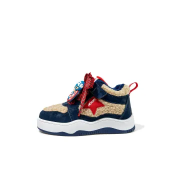 Disney Marvel Series Wear-Resistant Mid-Top Kids' Skateboarding Shoes Navy Blue Kids'