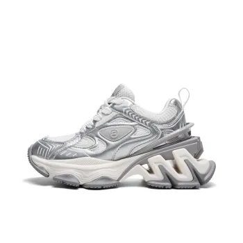 CHERYKALLY Cushioned Anti Slip Wear Resistant Lightweight Height Increasing Low Top Chunky Sneakers Women's