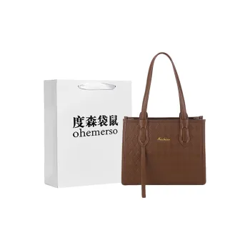 Dusen Kangaroo PU Tote Bag, Shoulder Bag Women's Multicolor