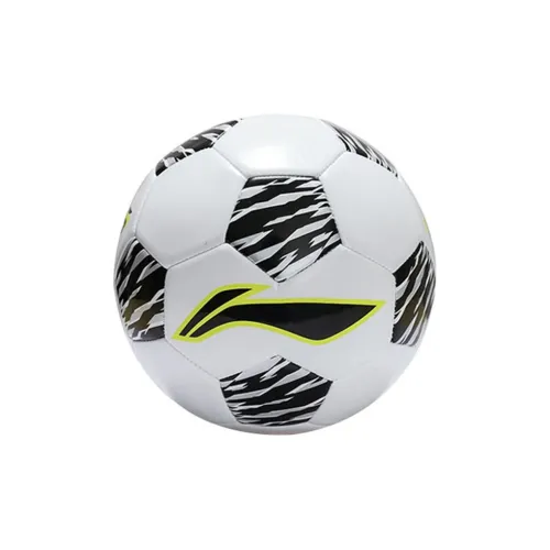LiNing Size 4 Soccer PVC Machine Stitched Soccer Ball Unisex White
