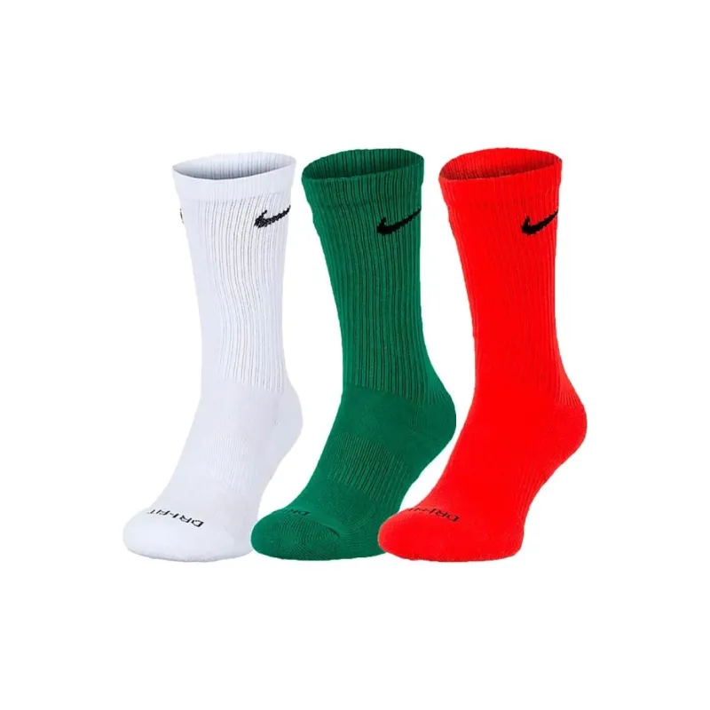 Nike Training Crew Socks Mid Calf Socks Unisex 3 Pack-2