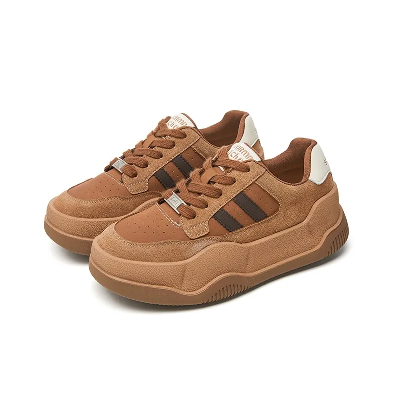 BENZI Anti Slip Wear Resistant Breathable Moisture Wicking Lightweight Low Top Skateboard Shoes Women's-1