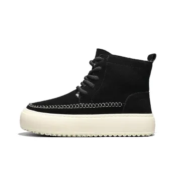 Wooden Rabbit Thermal Abrasion Resistant Short Snow Boots Men's
