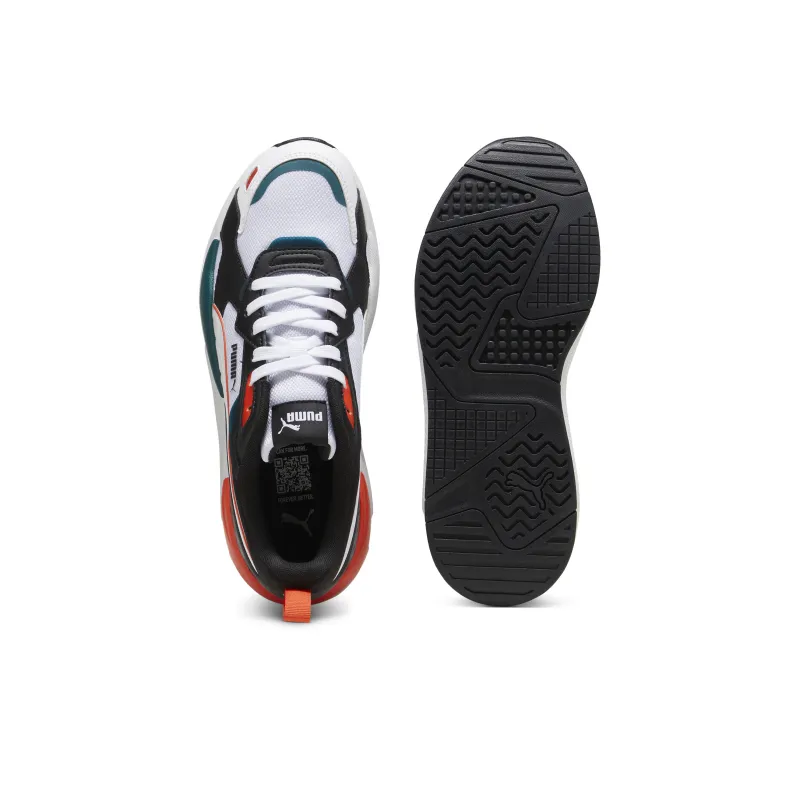 PUMA X Ray 3 Anti Slip Wear Resistant Low Top Casual Shoes Men's Black White Green-3