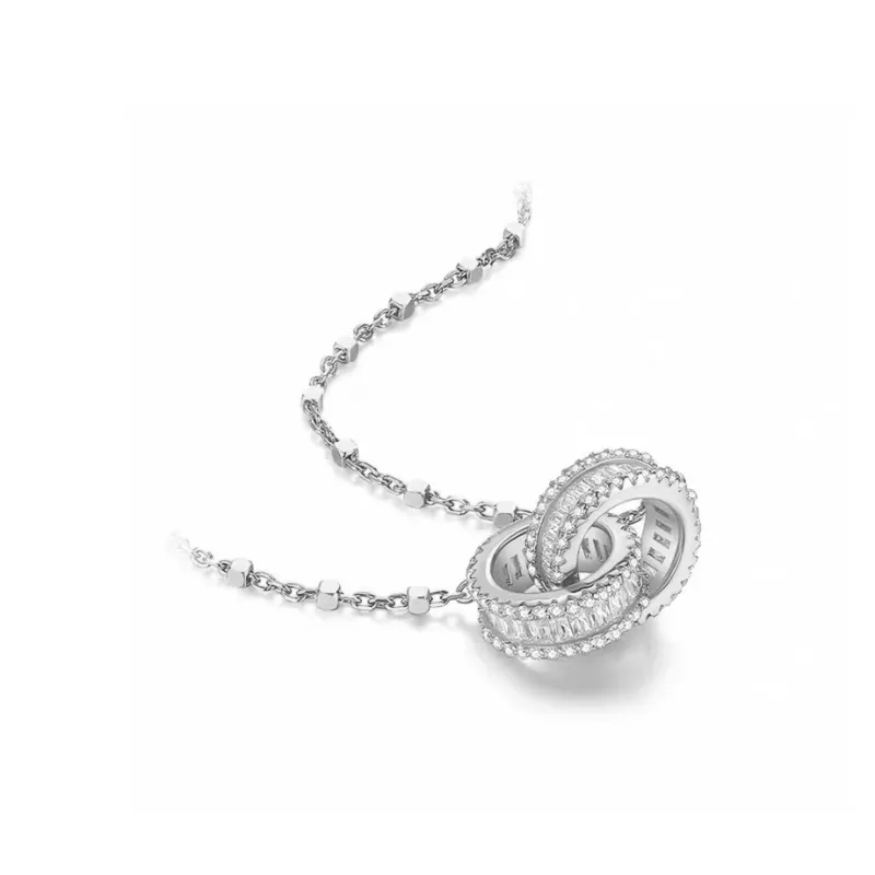 Zhou Jifeng S925 Silver Necklaces Women's Silver-1