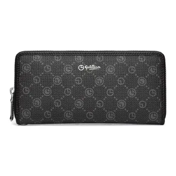 GOLDLION PVC Polyvinyl Chloride Clutch Regular Men's Black