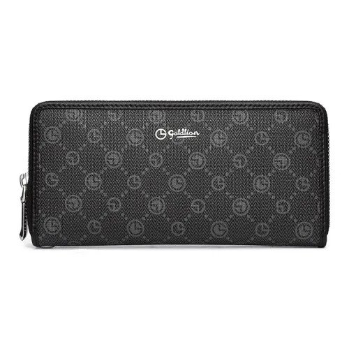GOLDLION PVC Polyvinyl Chloride Clutch Regular Men's Black