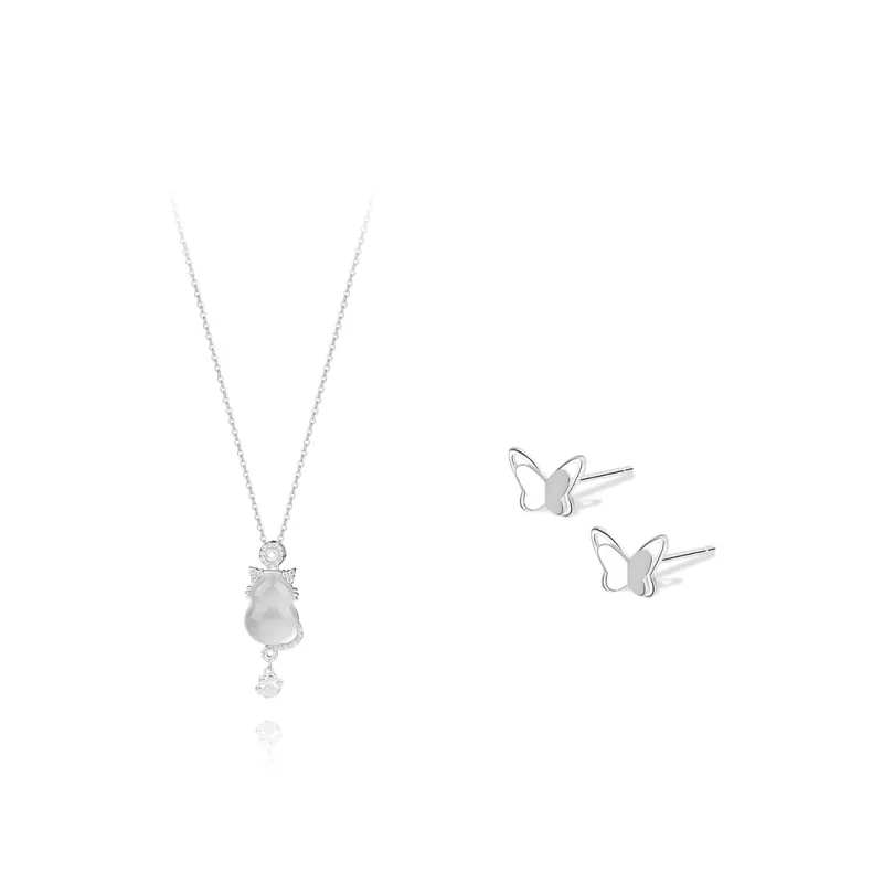 BLANK IN BLANK Zircon Necklaces Women's Bestie Girlfriend Couple Birthday Gift Girl-0