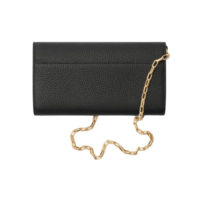 Burberry Calfskin Shoulder Bag, Crossbody Bag, Wallet Women's Black-1