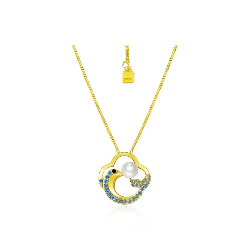 ZHENZHUAOMI Freshwater Pearl Necklaces Women's-0
