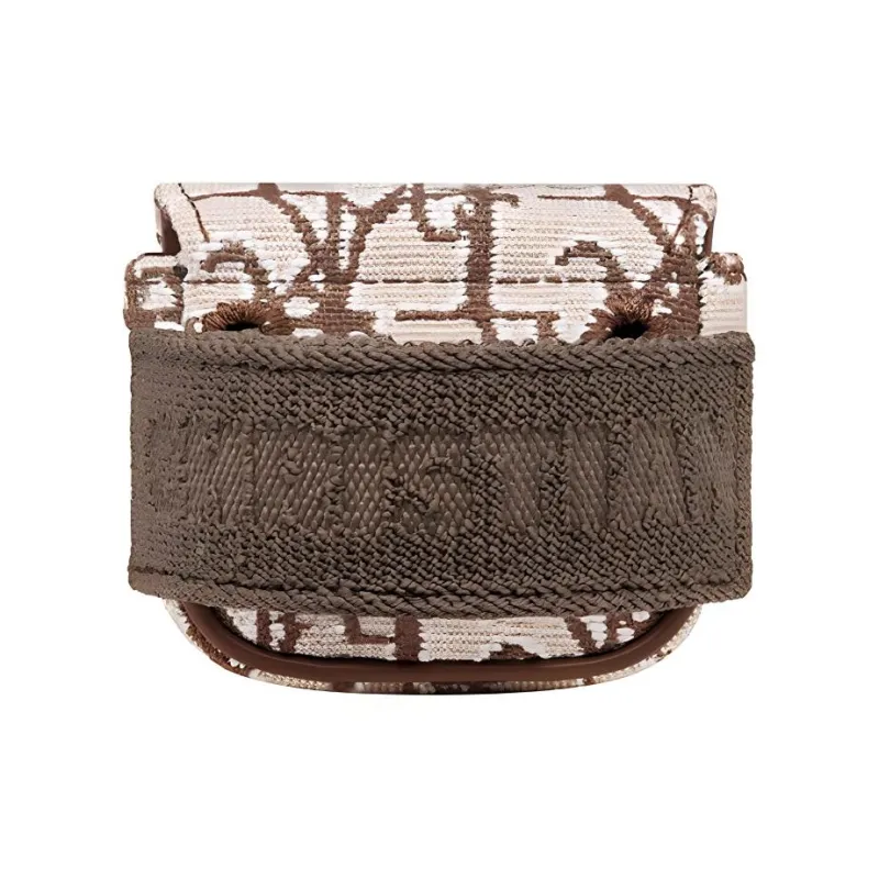 DIOR CACTUS JACK Collaboration Jacquard Fabric Wrist Bag Men's Coffee-2