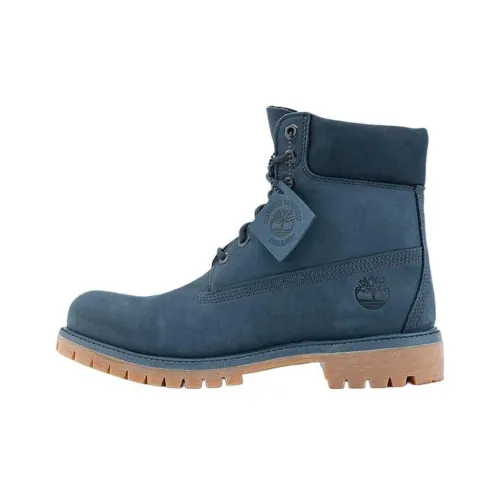 Timberland PREMIUM Abrasion Resistant Slip Resistant Waterproof Crew Outdoor Boots Men
s Dark Blue